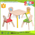 Fashion Style Brand New High Quality Wooden Kids' Table and 4-Chair Set Wholesale China Alibaba